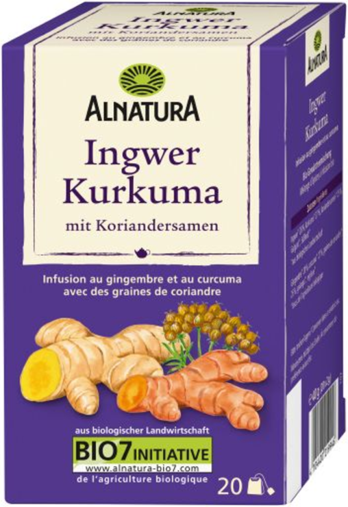Alnatura Bio Ingwer Kurkuma Tee