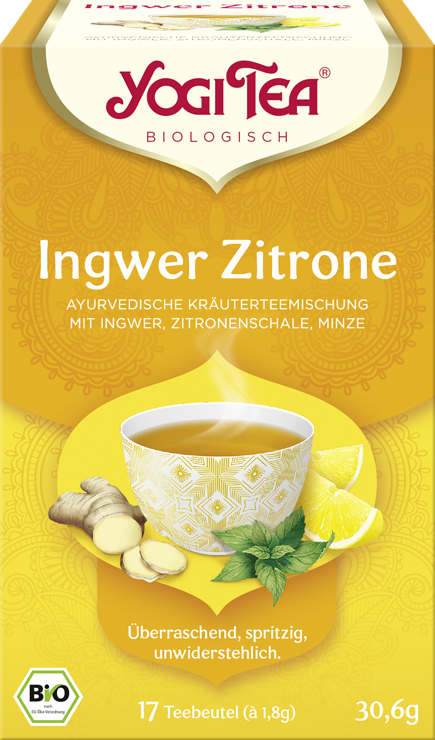 Yogi Tea Bio Ingwer Zitrone Tee