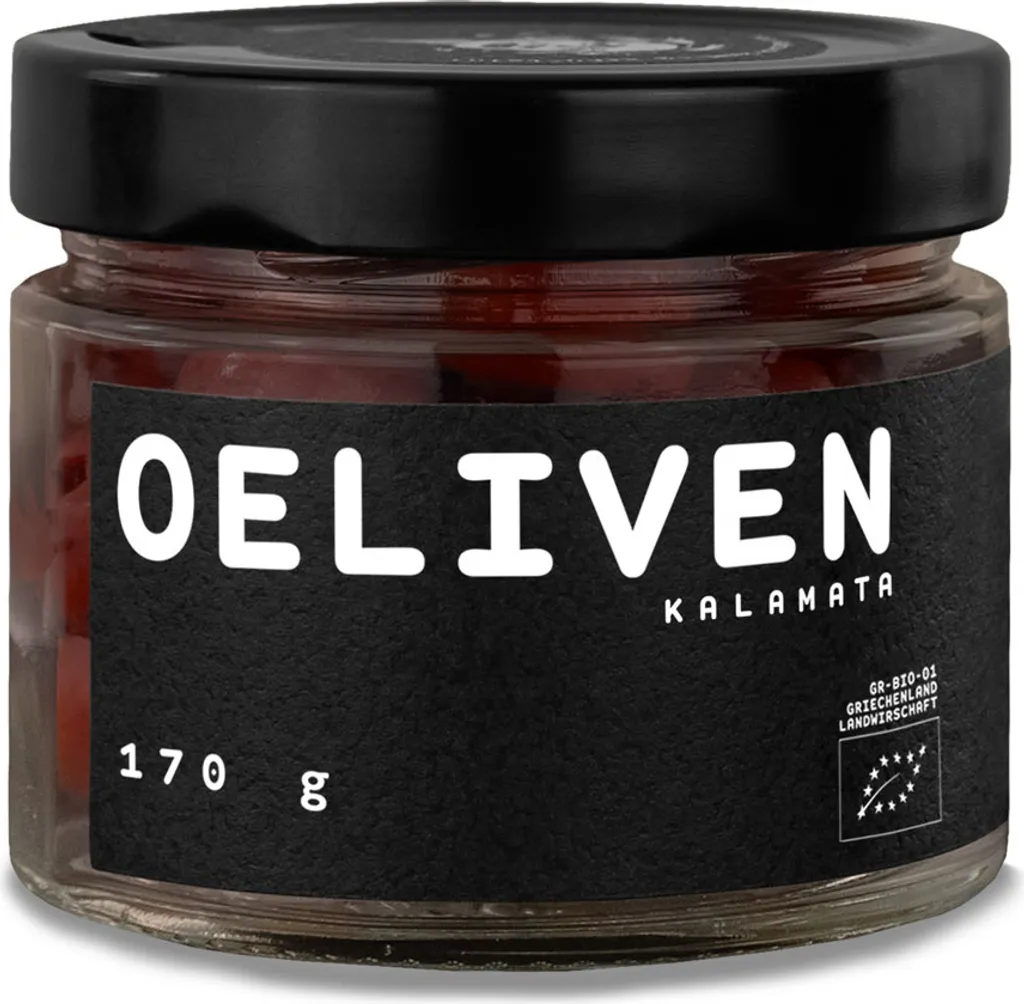 Organic Kalamata olives, 170 grams, from OEL-Berlin 170g