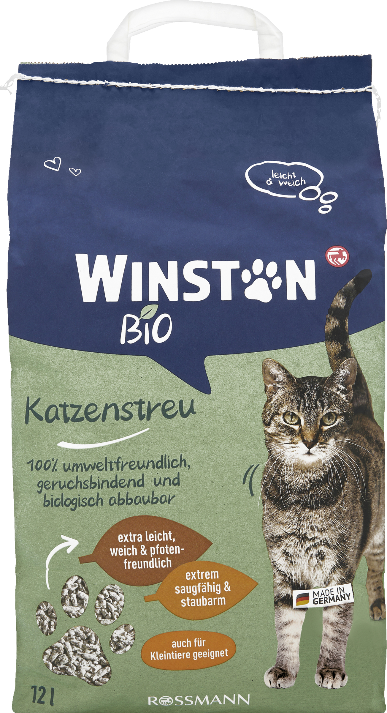 Winston Organic cat litter