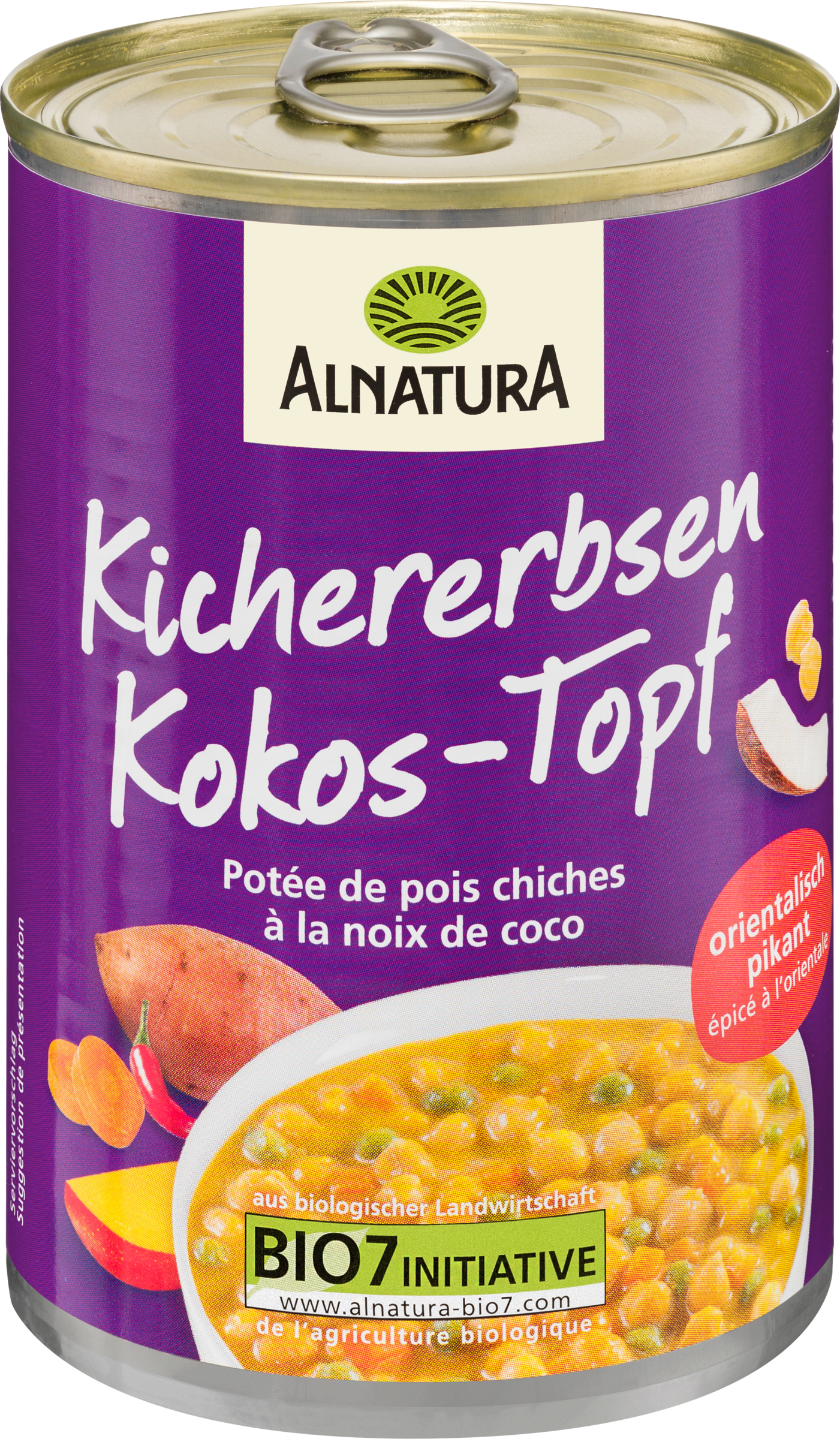 Alnatura Organic chickpea and coconut stew