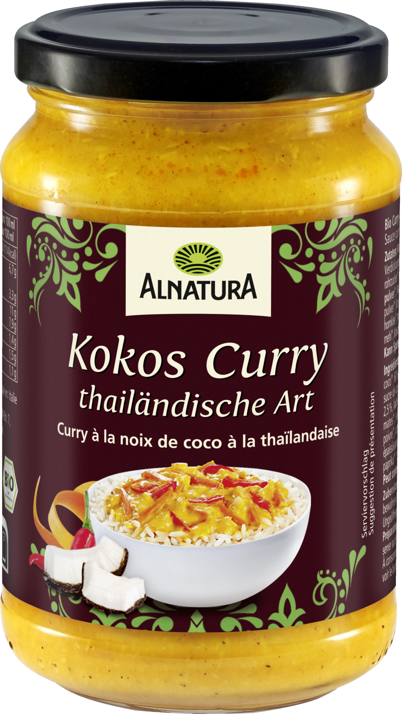 Alnatura Organic coconut curry