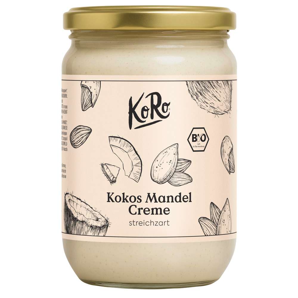 Organic coconut almond cream, spreadable