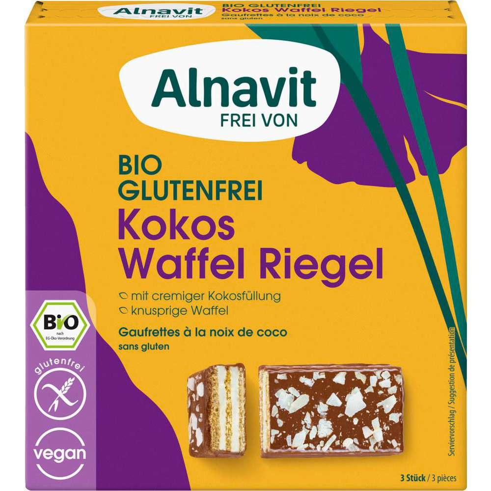Alnavit Organic coconut wafer bars, gluten-free