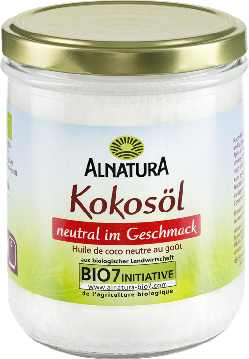 Alnatura Organic coconut oil neutral in taste