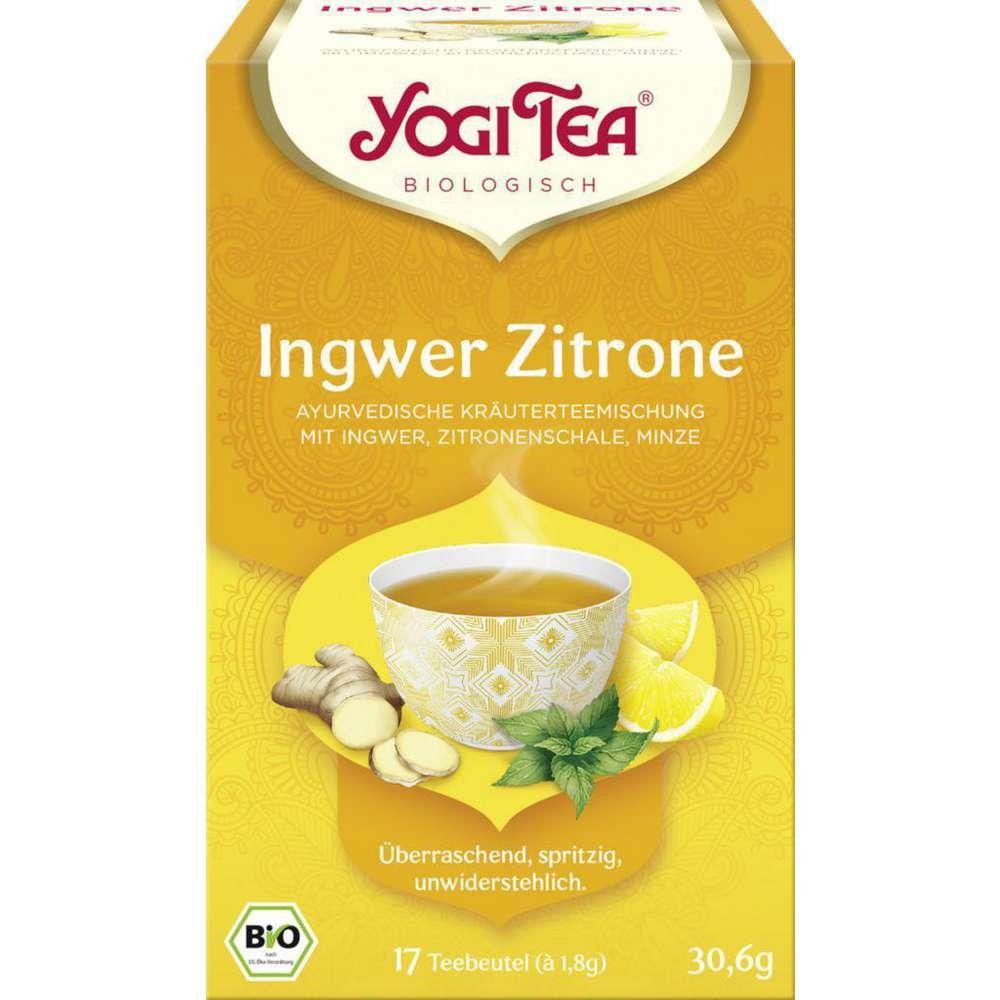 Yogi Tea Organic herbal tea ginger lemon