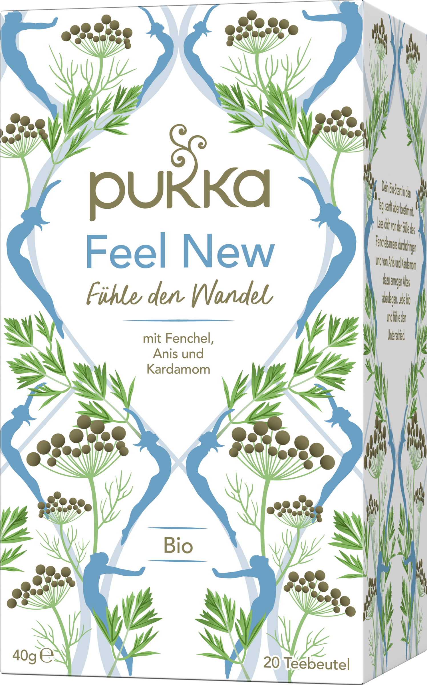 Pukka Organic herbal tea Feel New, with fennel, anise and cardamom