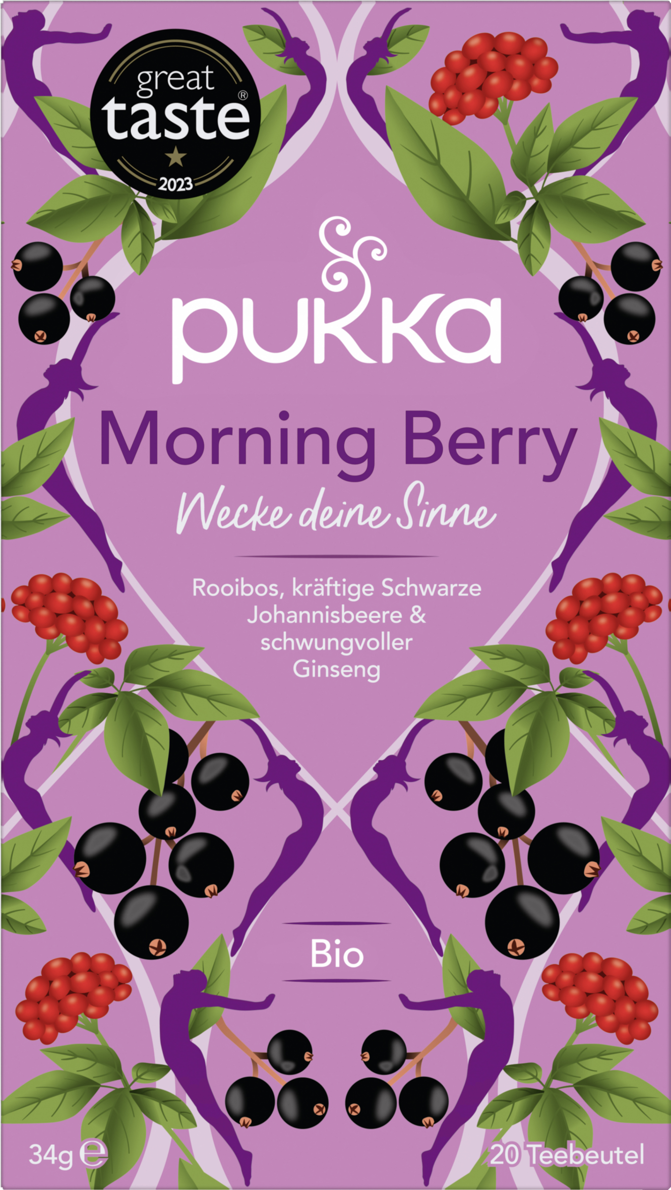 Pukka Organic herbal tea Morning Berry
