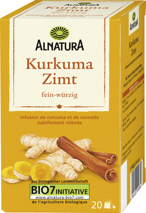 Alnatura Bio Kurkuma Zimt Tee