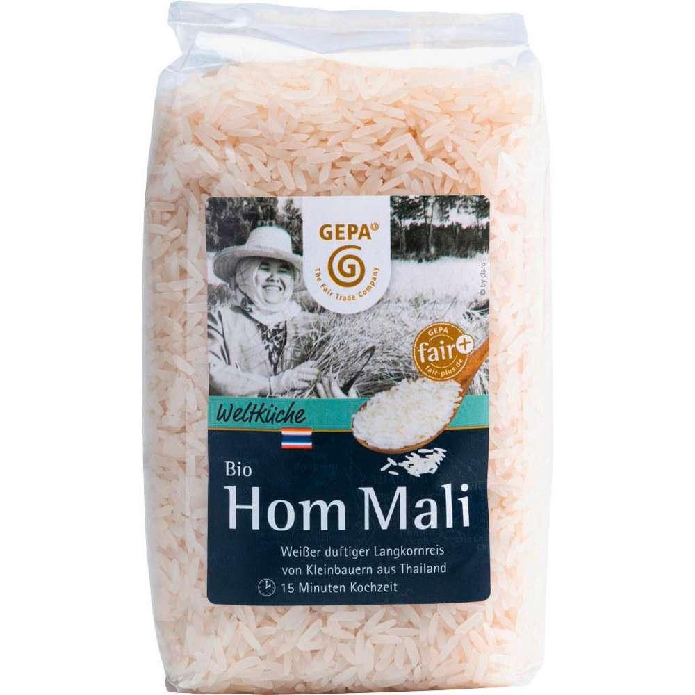Gepa Organic long grain rice Hom Mali, white