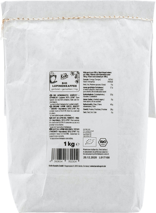 KoRo Organic Lupine Coffee Roasted & Ground