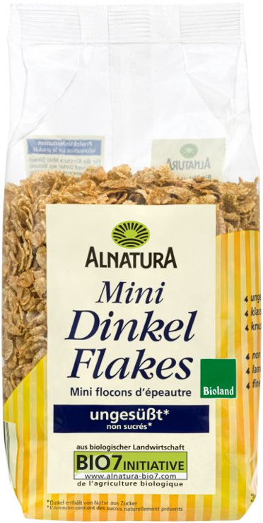 Alnatura Organic Mini Spelt Flakes unsweetened