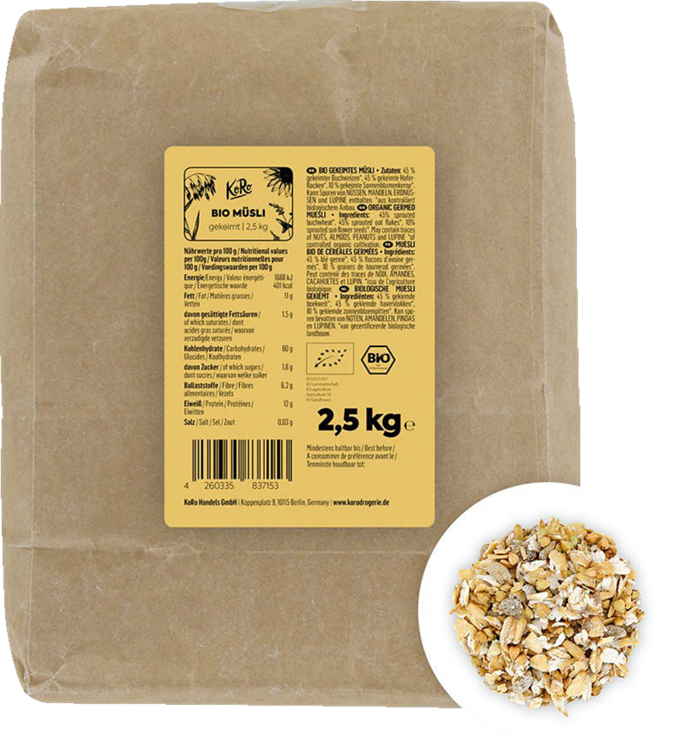 KoRo Organic muesli sprouted