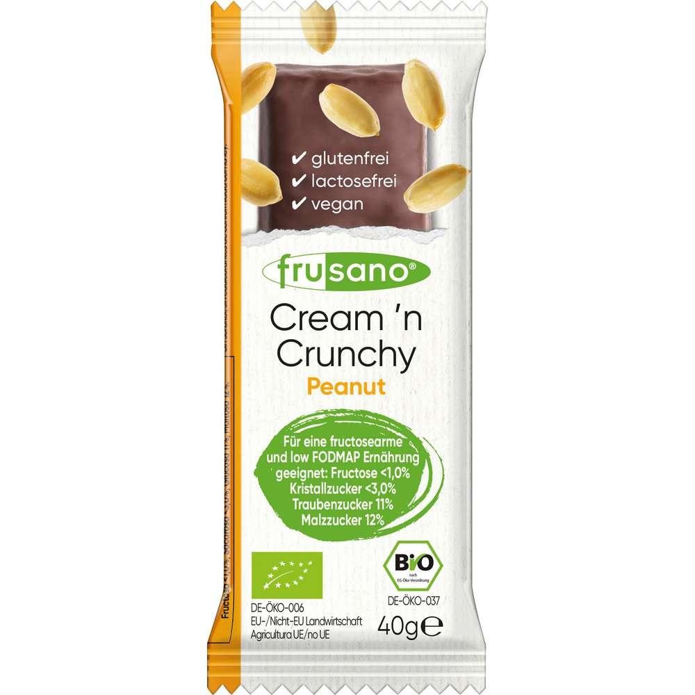 Frusano Organic muesli bar, Cream n Crunchy/Peanut