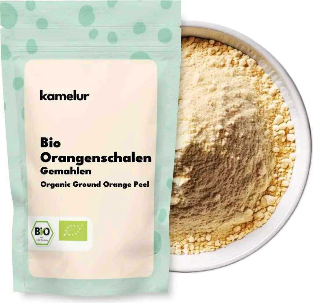 Kamelur Organic ground orange peel 250g