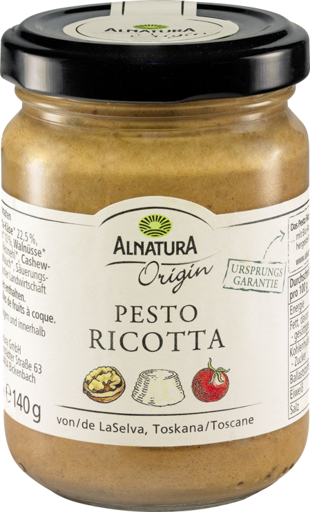 Alnatura Bio Origin Pesto Ricotta