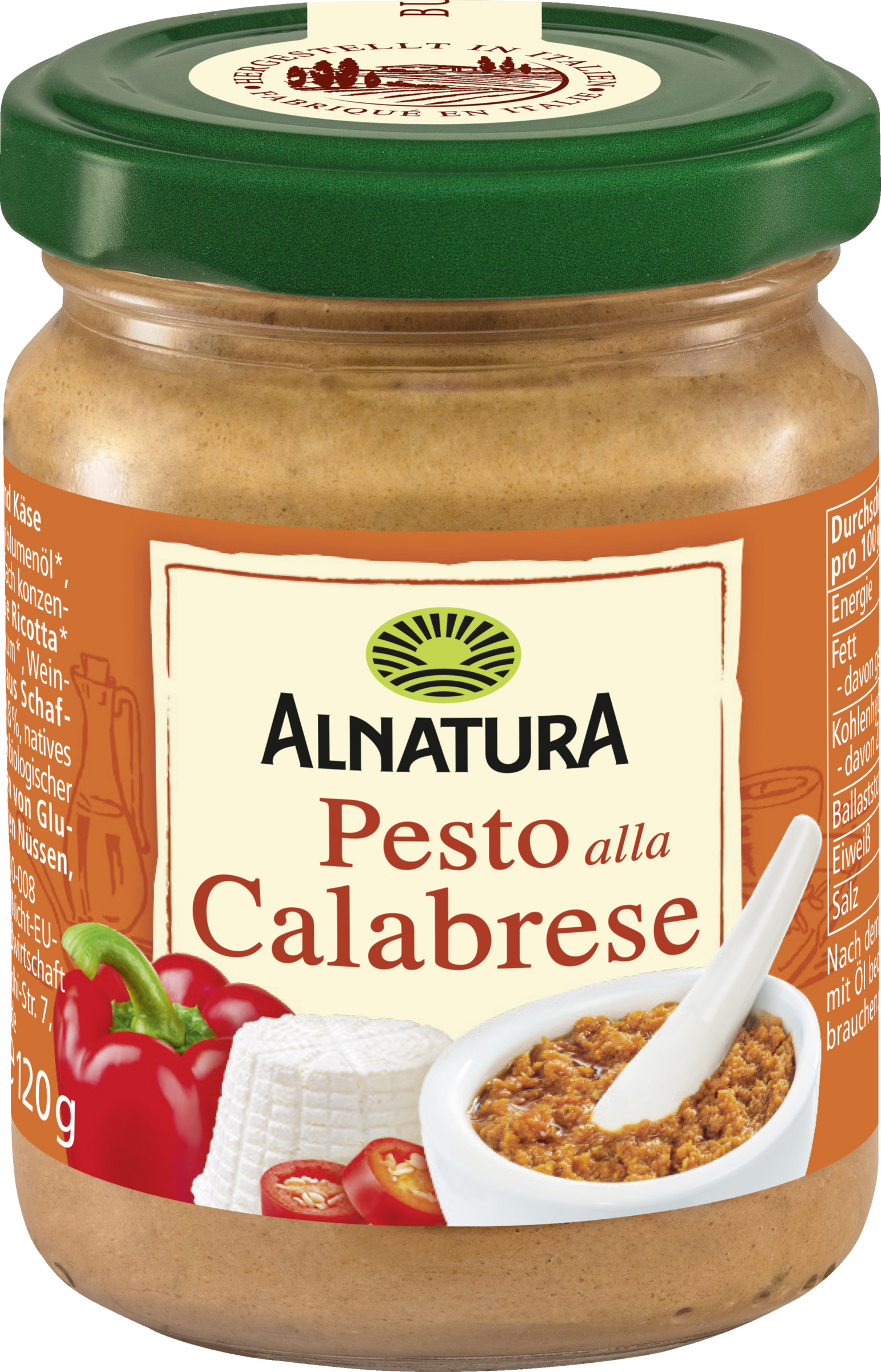 Alnatura Organic Calabrian Pesto