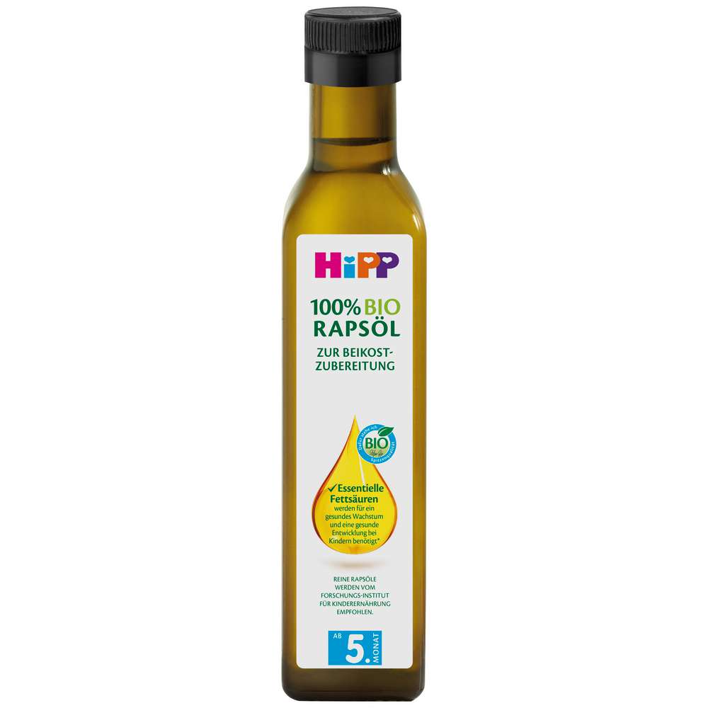 HiPP Organic rapeseed oil, for preparing baby food 250g