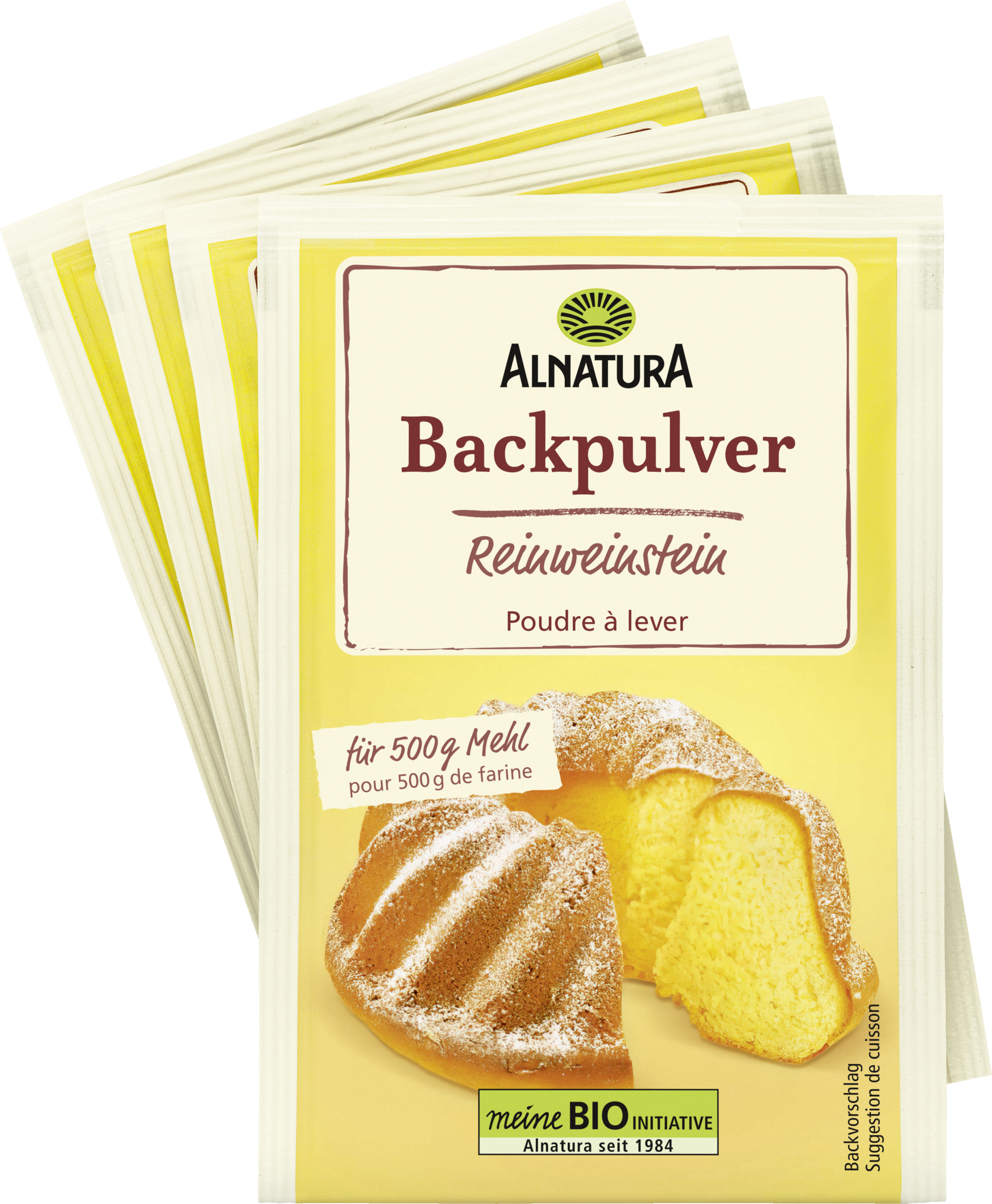 Alnatura Organic pure tartar baking powder pack of 4