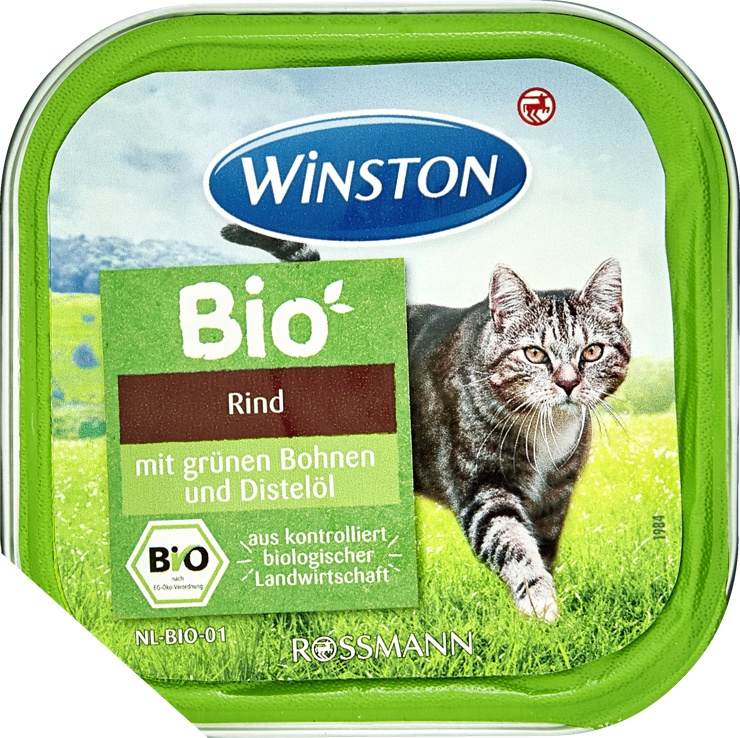 Winston Organic beef with green beans & safflower oil