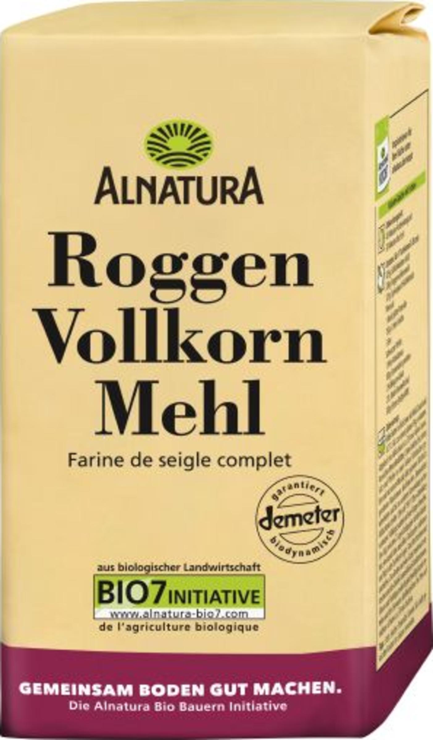 Alnatura Organic rye whole grain flour