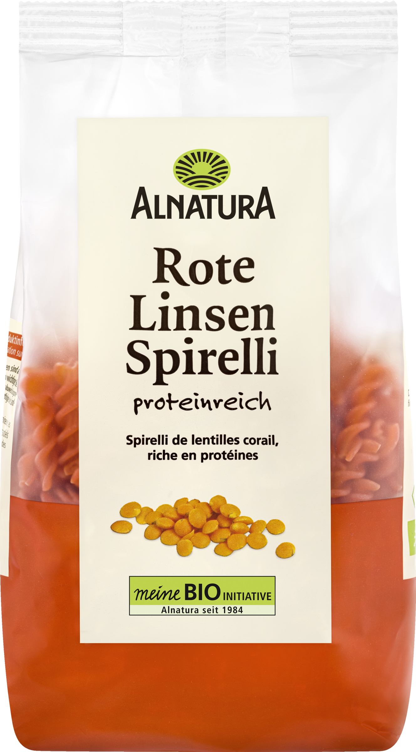 Alnatura Organic Red Lentils Spirelli