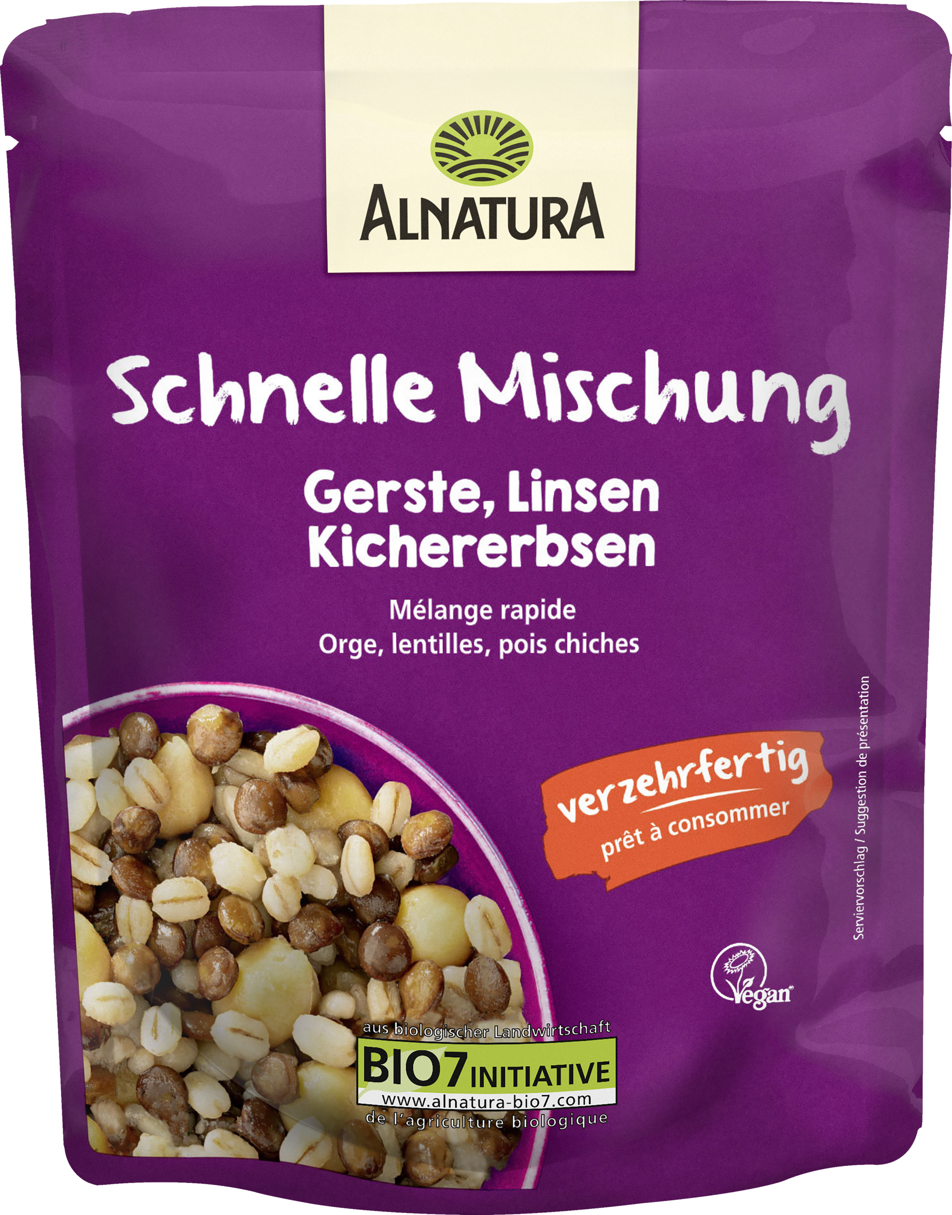 Alnatura Organic quick mix barley, lentils, chickpeas