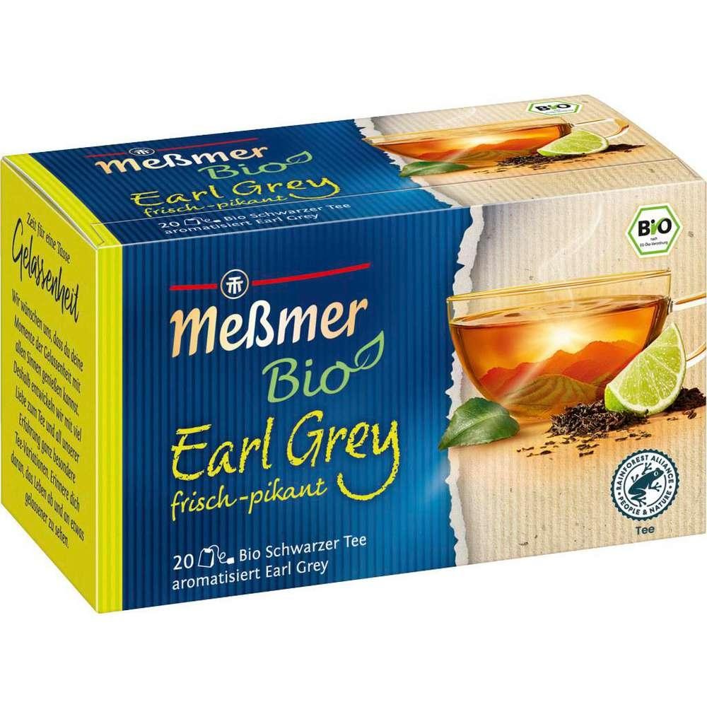 Meßmer Organic Black Tea, Earl Grey fresh and spicy