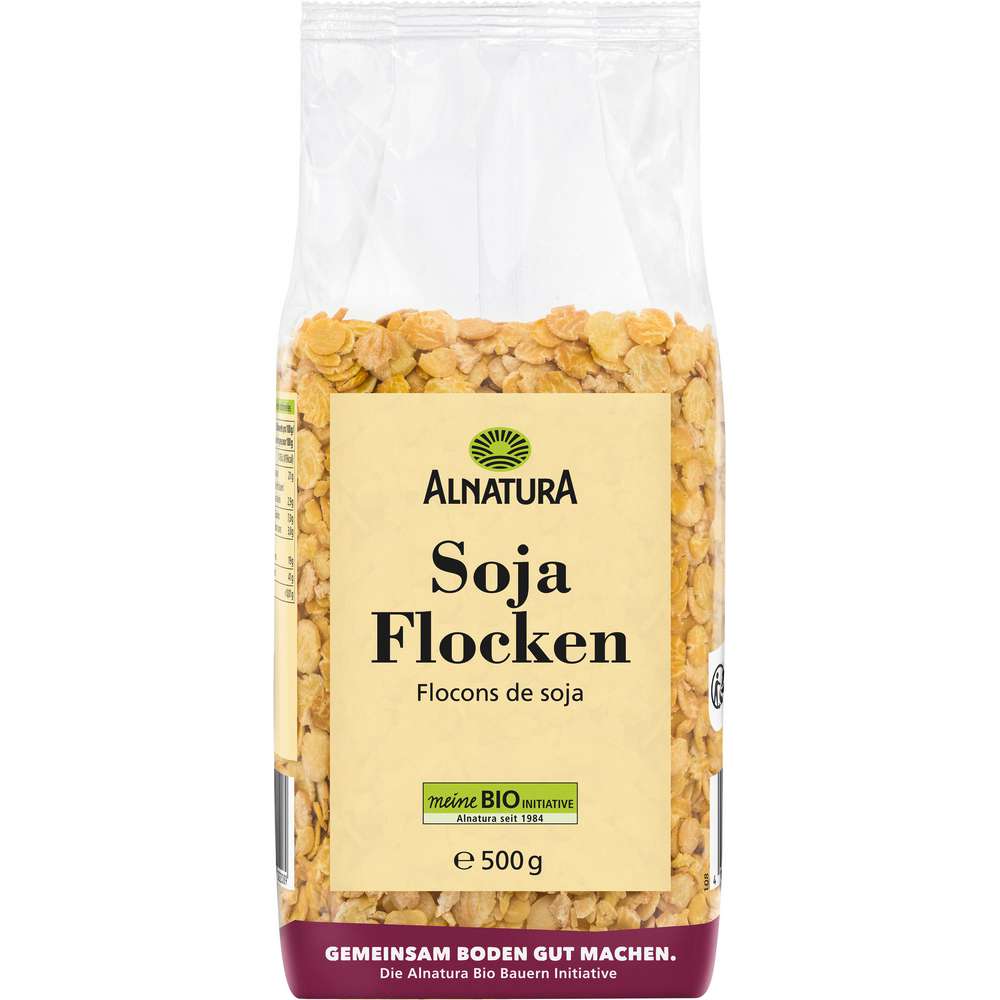 Alnatura Organic soy flakes