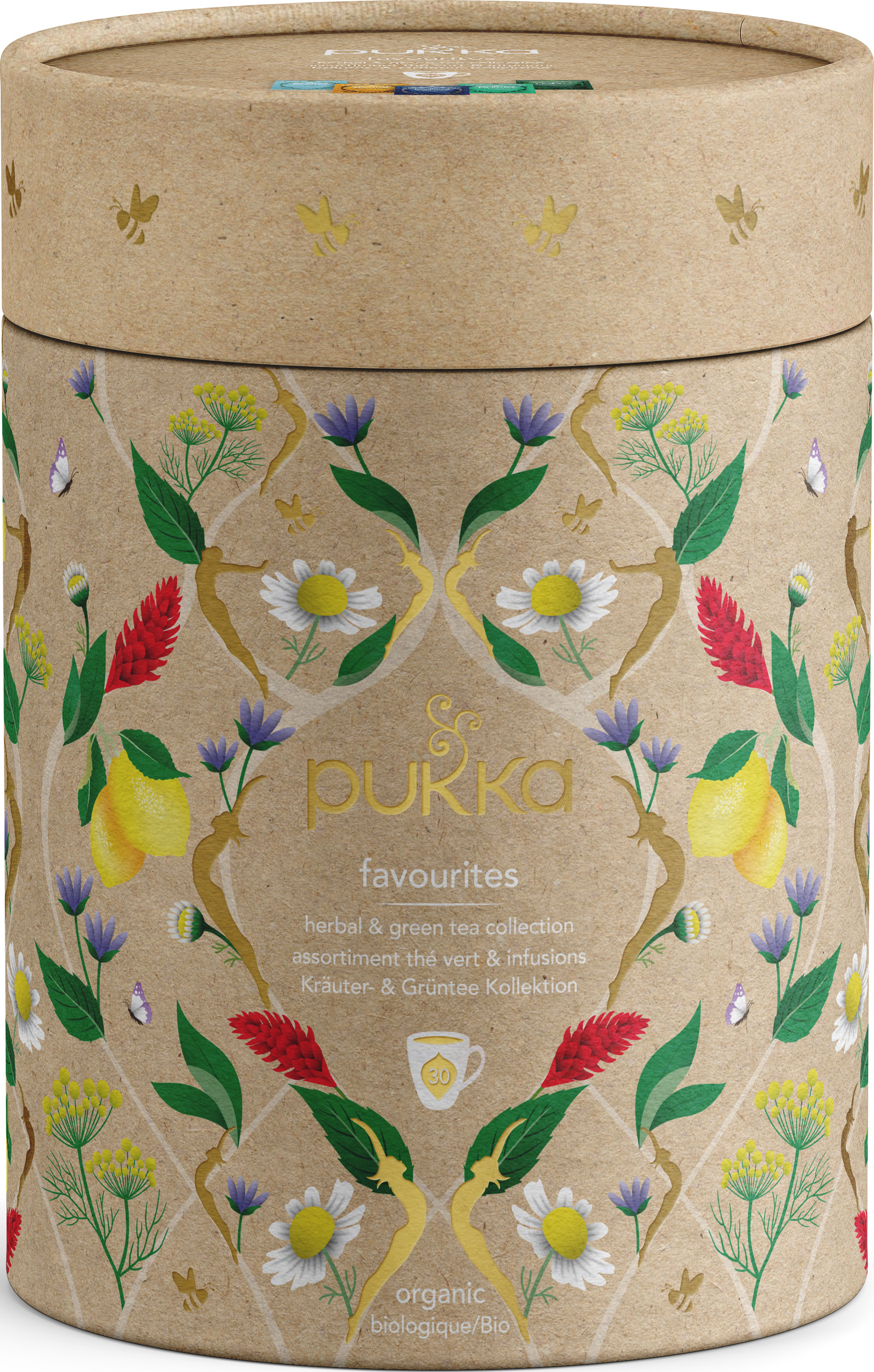 Pukka Organic tea gift set tin "Favorite tea"