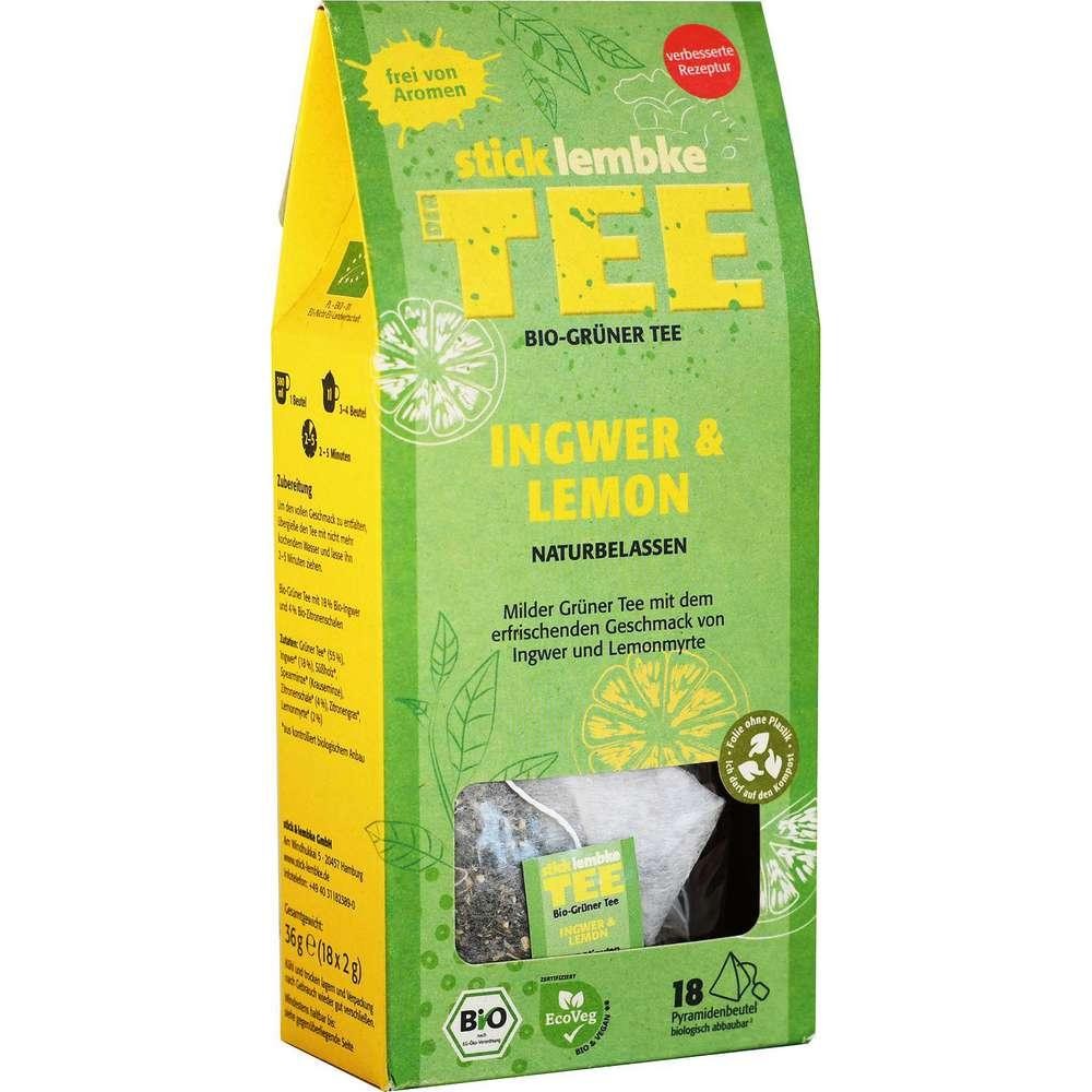 sticklembke Organic Ginger & Lemon Tea