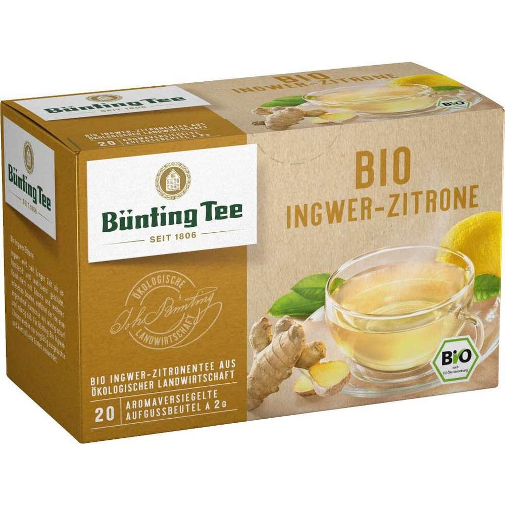 Bünting Tee Organic tea, ginger-lemon