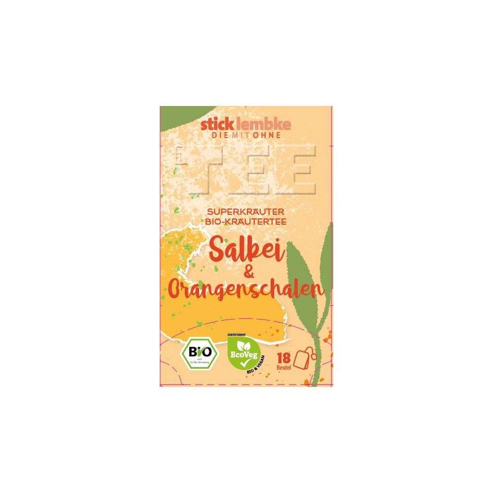 sticklembke Organic tea sage and orange slices