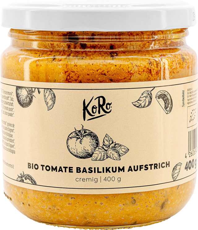 KoRo Organic tomato Basil spread