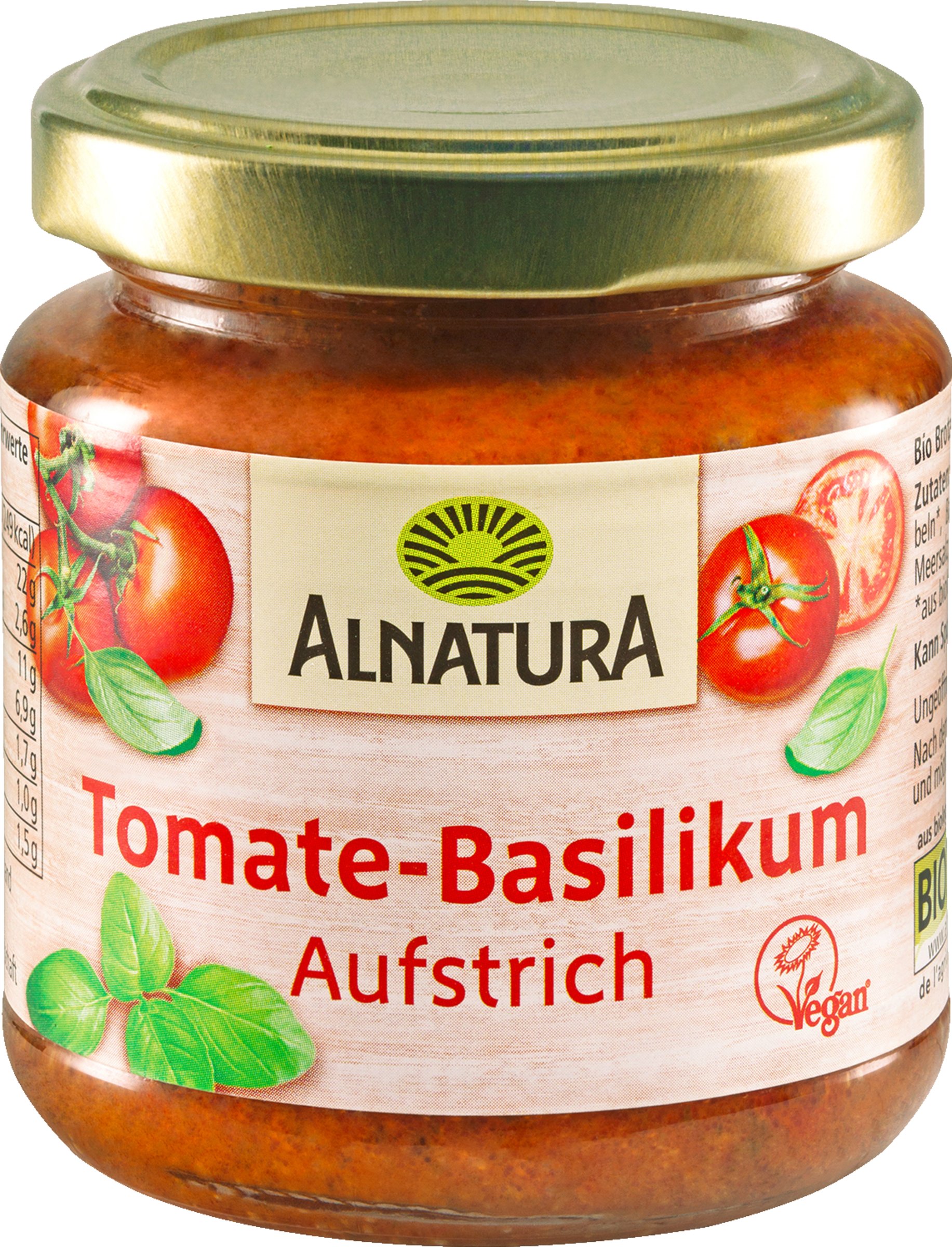 Alnatura Organic tomato-basil spread