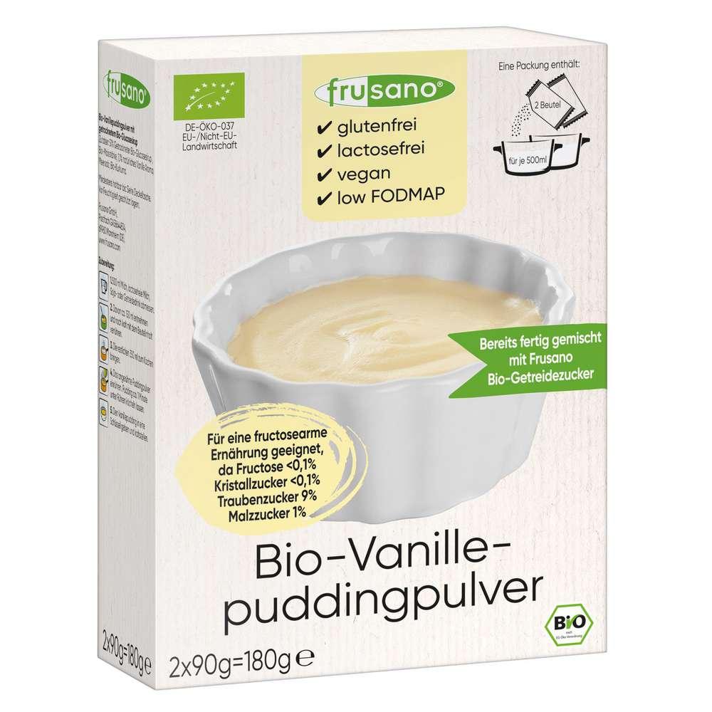 Frusano Organic vanilla pudding powder