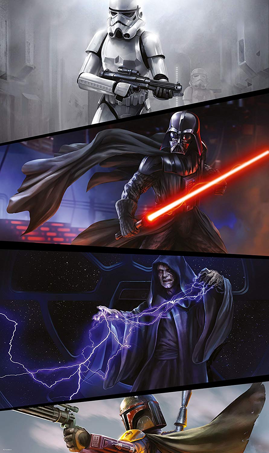Komar Woven Panel Star Wars Moments Imperials "