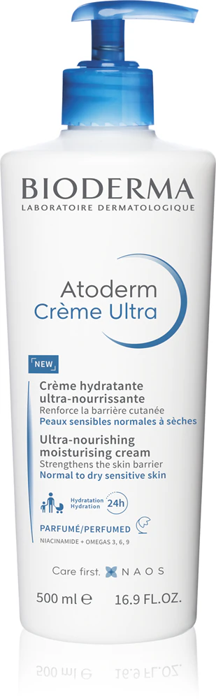 Bioderma Atoderm Créme Ultra nourishing skin cream for normal to dry sensitive skin with perfume