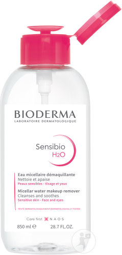 Bioderma Sensibio H2O Soothing Micellar Cleansing Water Pump Bottle 850ml