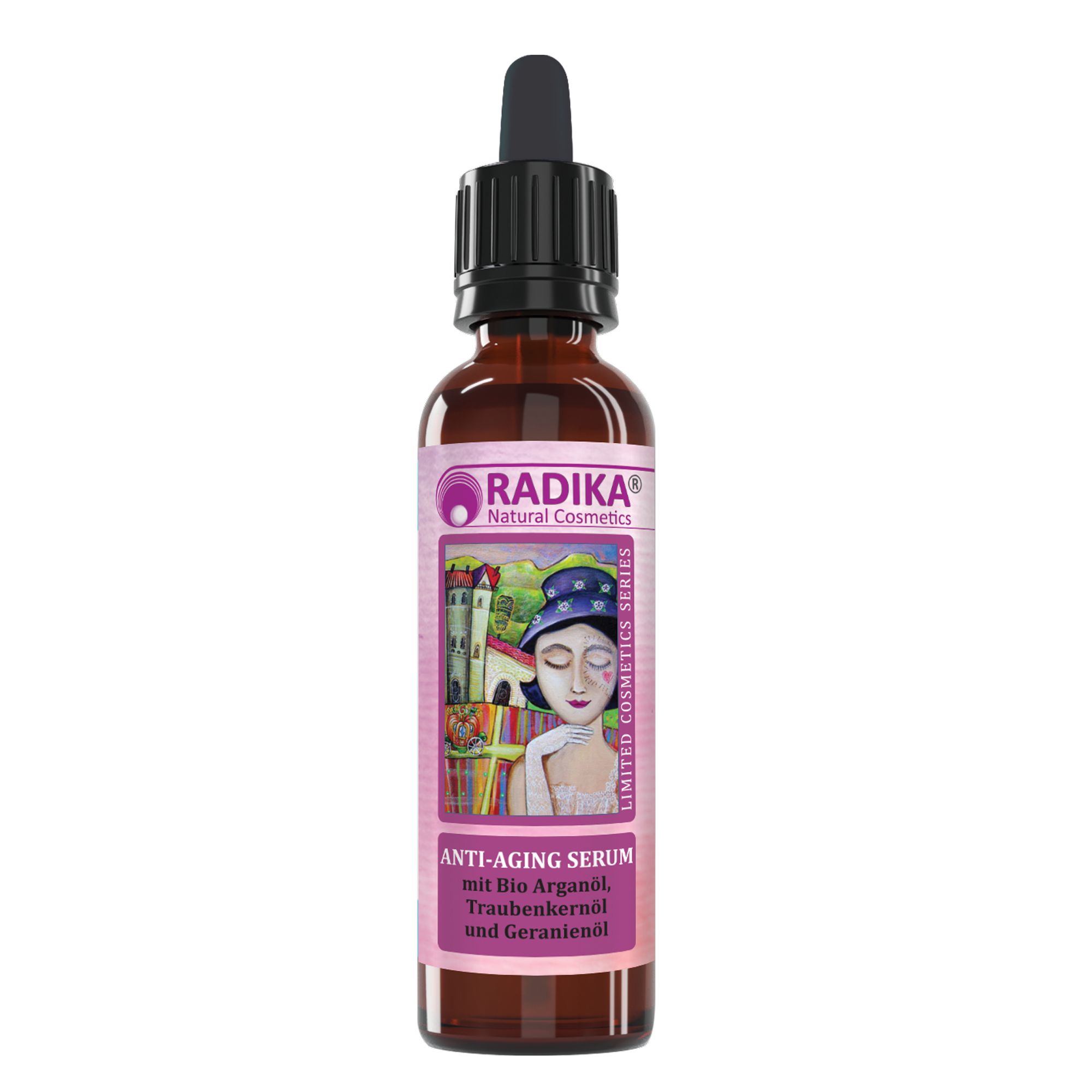 Bioherba Anti-Aging Serum - Organic Argan Oil, Grape Seed & Geranium Oil 50 ml