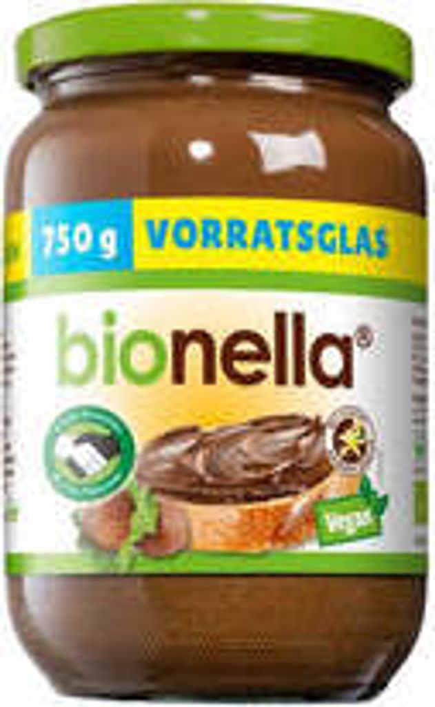 Rapunzel Naturkost GmbH bionella nut nougat cream vegan (750g)