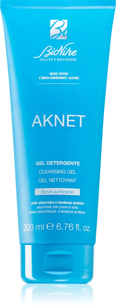 BioNike Aknet cleansing gel with peeling effect for oily and problematic skin