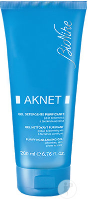 Bionike Aknet Washing Gel Cleansing Acne-Prone Seborrheic Skin Tube 200ml