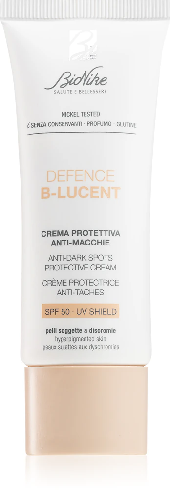 BioNike Defense B-Lucent protective cream against pigment spots SPF 50