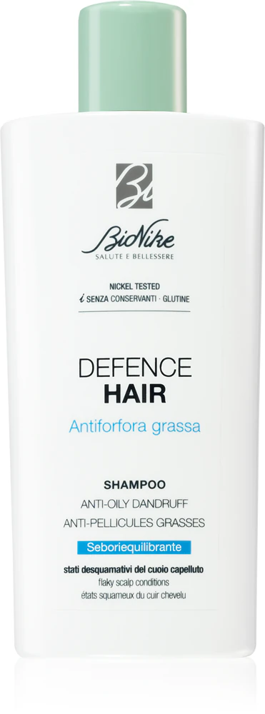 BioNike Defense Hair Shampoo against oily dandruff