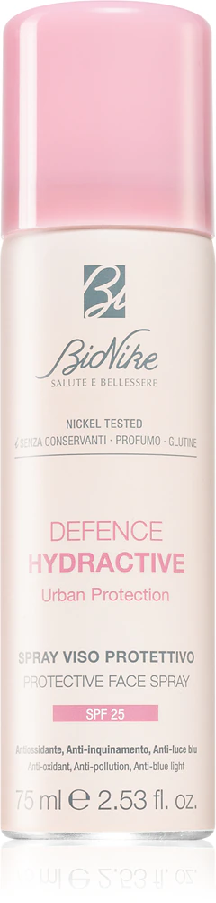 BioNike Defense Hydractive protective spray for the face against the effects of environmental influences SPF 25