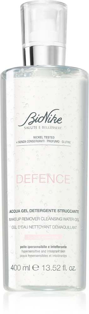 BioNike Defense gentle soothing gel for cleansing and make-up removal for sensitive and intolerant skin