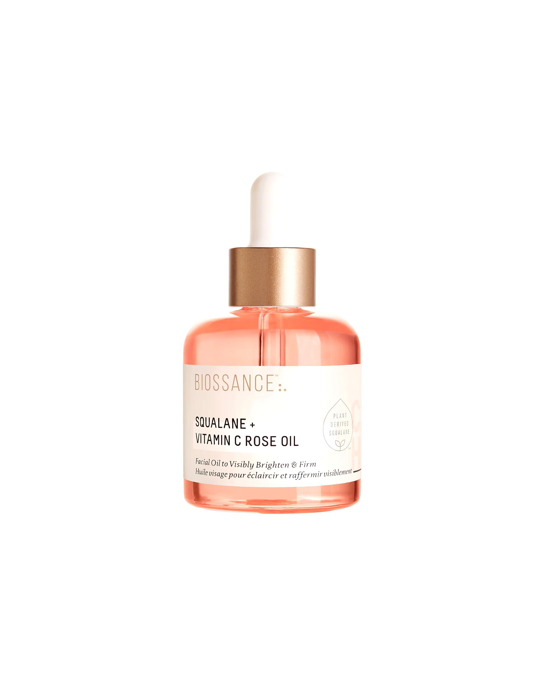Biossance Facial Oil Squalane + Vitamin C Rose Oil