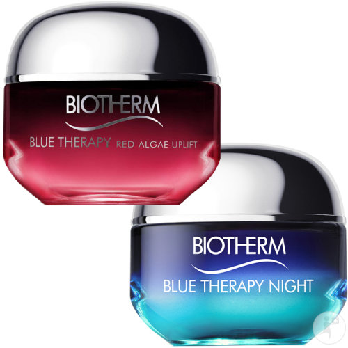Biotherm Anti-Age Blue Therapy Night 50ml + Blue Therapy Red Algae Uplift 50ml