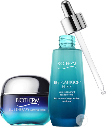 Biotherm Anti-Aging Routine Life Plankton Elixir 50ml + Blue Therapy Accelerated Day Cream 50ml